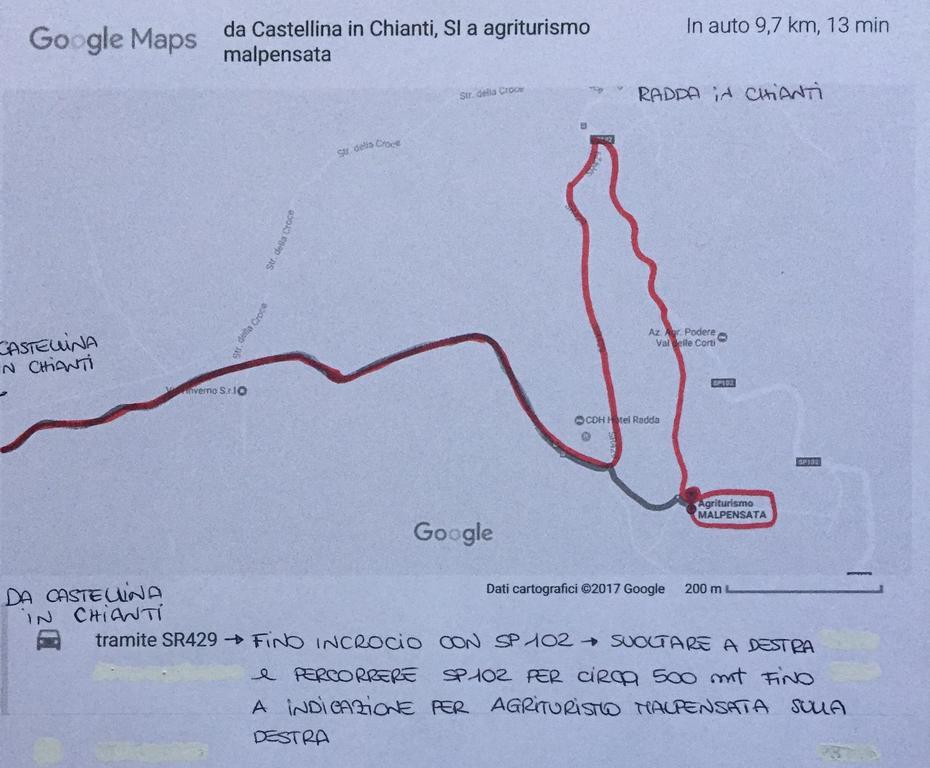 Agriturismo Malpensata رادا إنْ كيانتي المظهر الخارجي الصورة